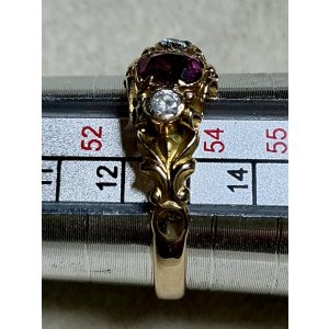 画像3: ビクトリア時代のダイアモンド＆ガーネットリング1880年イギリス