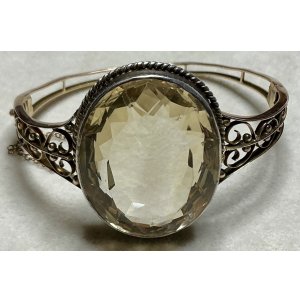 画像12: 大きくて綺麗なシトリンのゴールドブレスレット1880年イギリス