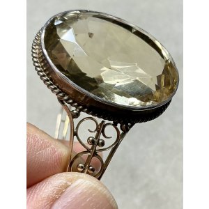 画像21: 大きくて綺麗なシトリンのゴールドブレスレット1880年イギリス