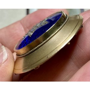 画像20: ダビデの星のローズカットダイアモンド＆エナメルブローチ1880年イギリス