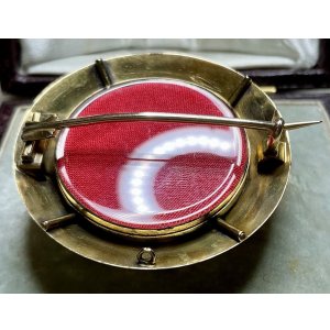 画像23: ダビデの星のローズカットダイアモンド＆エナメルブローチ1880年イギリス