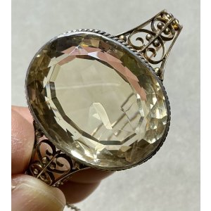 画像13: 大きくて綺麗なシトリンのゴールドブレスレット1880年イギリス