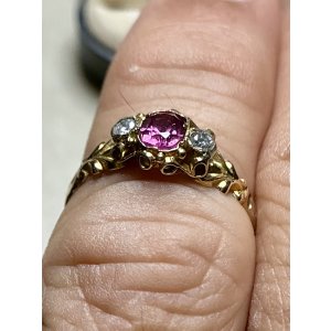 画像8: ビクトリア時代のダイアモンド＆ガーネットリング1880年イギリス