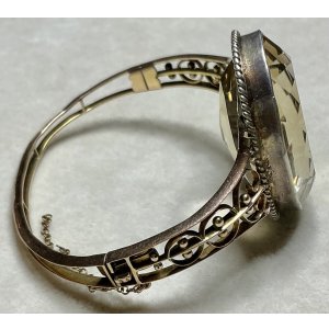 画像10: 大きくて綺麗なシトリンのゴールドブレスレット1880年イギリス