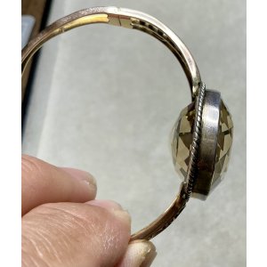 画像15: 大きくて綺麗なシトリンのゴールドブレスレット1880年イギリス