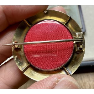 画像12: ダビデの星のローズカットダイアモンド＆エナメルブローチ1880年イギリス