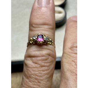 画像6: ビクトリア時代のダイアモンド＆ガーネットリング1880年イギリス