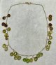 ブラウン&グリーンガーネットのネックレス1960年イギリス