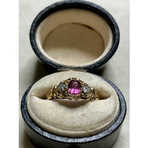 画像17: ビクトリア時代のダイアモンド＆ガーネットリング1880年イギリス