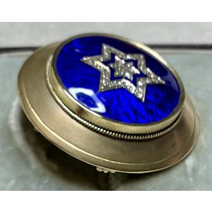 画像31: ダビデの星のローズカットダイアモンド＆エナメルブローチ1880年イギリス