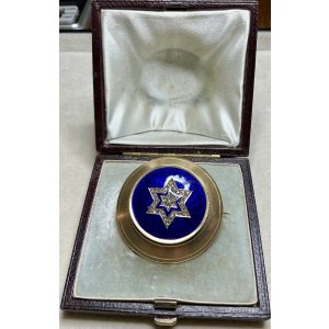 画像28: ダビデの星のローズカットダイアモンド＆エナメルブローチ1880年イギリス