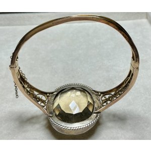 画像7: 大きくて綺麗なシトリンのゴールドブレスレット1880年イギリス