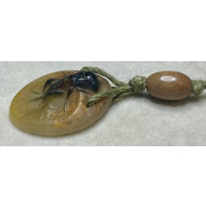 画像13: パート・ド・ヴェールのハチのペンダント　ワルター　1920年フランス