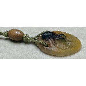 画像15: パート・ド・ヴェールのハチのペンダント　ワルター　1920年フランス