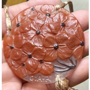 画像13: アルジー・ルソーのパート・ド・ヴェール　ペンダント　1920年フランス