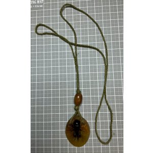 画像3: パート・ド・ヴェールのハチのペンダント　ワルター　1920年フランス