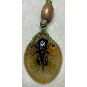 画像18: パート・ド・ヴェールのハチのペンダント　ワルター　1920年フランス