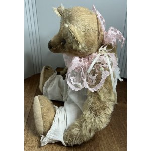 画像7: ブラウンモヘアシュタイフテディベア1909年ドイツ