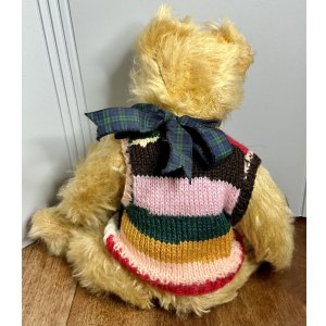 画像2: カラフルで可愛いチョッキを着たファーネールテディベア1940年イギリス