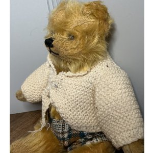 画像9: ファーネールのゴールデンモヘアテディベア1940年イギリス