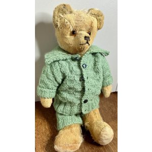 画像9: 緑のニットが似合うイングリッシュテディベア1950年