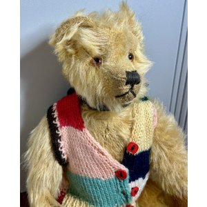 画像4: カラフルで可愛いチョッキを着たファーネールテディベア1940年イギリス