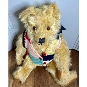 画像8: カラフルで可愛いチョッキを着たファーネールテディベア1940年イギリス