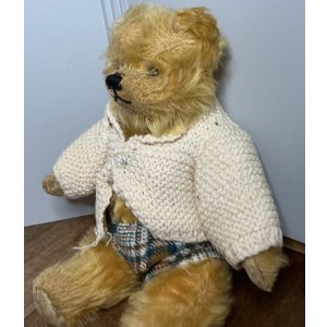 画像11: ファーネールのゴールデンモヘアテディベア1940年イギリス