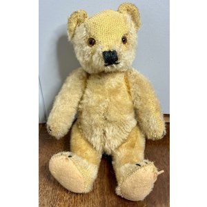 画像1: シュタイフゴールデンモヘアテディベア1950年ドイツ