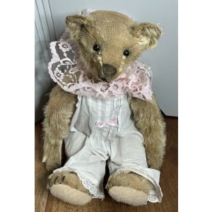 画像14: ブラウンモヘアシュタイフテディベア1909年ドイツ