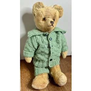 画像11: 緑のニットが似合うイングリッシュテディベア1950年