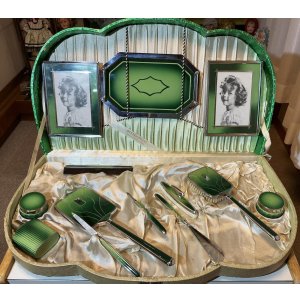 画像1: シャーリーテンプル　ゴールデンホイールバニティケース1930年アメリカ