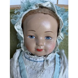 画像10: 穏やかな表情が可愛いコンポジションドール1930年ドイツ
