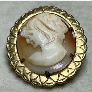 画像8: 小さくて可愛いシェルカメオブローチ1960年イギリス
