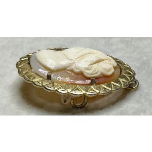 画像5: 小さくて可愛いシェルカメオブローチ1960年イギリス