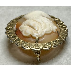 画像6: 小さくて可愛いシェルカメオブローチ1960年イギリス