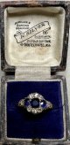 1867年のサファイア＆ダイヤモンドリング