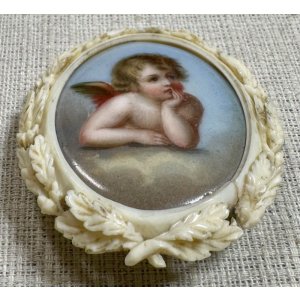 画像27: ラファエロの天使よりも可愛い顔のエンジェルブローチ