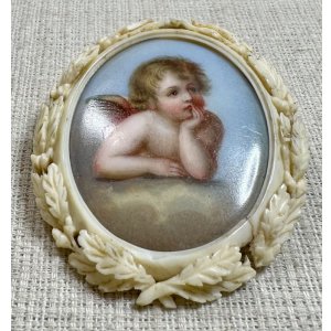 画像22: ラファエロの天使よりも可愛い顔のエンジェルブローチ