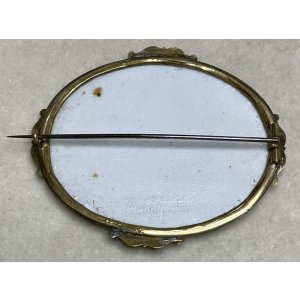 画像12: 鮮やかな色合いの陶版画のブローチ