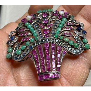 画像9: ジョージアンの綺麗な宝石のフラワーアレンジメント　1810年イギリス