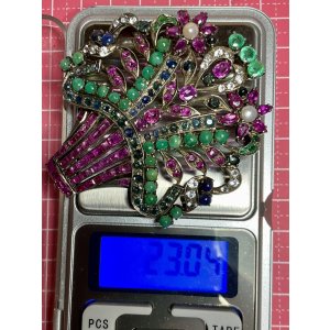 画像19: ジョージアンの綺麗な宝石のフラワーアレンジメント　1810年イギリス