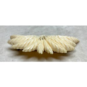 画像4: ビクトリア期アイボリーブローチ1880年イギリス