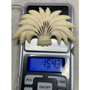 画像11: ビクトリア期アイボリーブローチ1880年イギリス