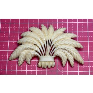 画像12: ビクトリア期アイボリーブローチ1880年イギリス