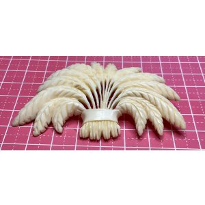 画像13: ビクトリア期アイボリーブローチ1880年イギリス