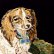 画像18: ビクトリア期・ローマンモザイクのワンちゃんブローチ♪犬